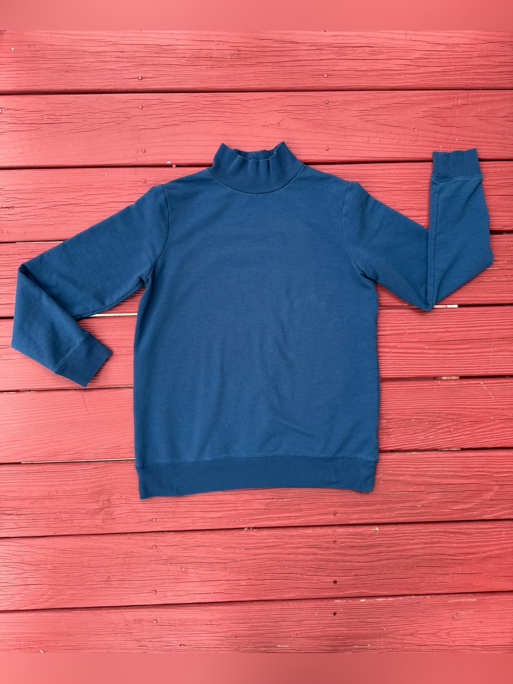 Lands' End Deep Navy Turtleneck Sweater - Men's